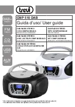 Trevi CMP 510 DAB User Manual preview