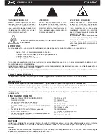 Preview for 3 page of Trevi CMP 542 USB User Manual