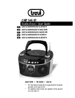 Trevi CMP 546 BT User Manual preview