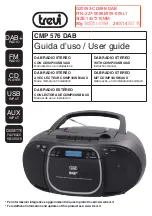 Trevi CMP 576 DAB User Manual preview