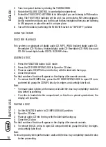 Preview for 10 page of Trevi CMP 580 USB User Manual