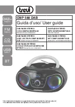 Trevi CMP 588 DAB User Manual preview