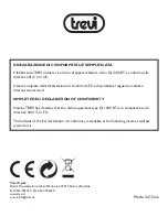 Preview for 16 page of Trevi DJ 1200 BT User Manual