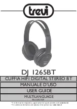 Trevi DJ 1265BT User Manual preview