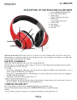 Preview for 6 page of Trevi DJ 1280 BTR User Manual