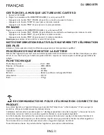 Preview for 11 page of Trevi DJ 1280 BTR User Manual