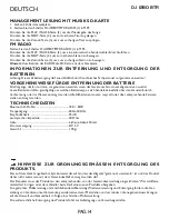 Preview for 14 page of Trevi DJ 1280 BTR User Manual