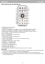 Preview for 18 page of Trevi DPL 2220 Instruction Manual