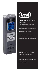 Trevi DR 437 SA User Manual предпросмотр