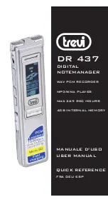 Preview for 1 page of Trevi DR 437 User Manual