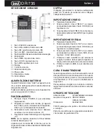 Trevi DR 735 User Manual preview