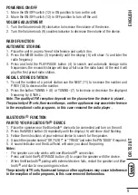 Preview for 9 page of Trevi DR 752 BT User Manual