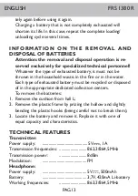 Preview for 13 page of Trevi FRS 1380 R User Manual