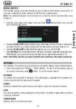 Preview for 23 page of Trevi IP 380 V1 User Manual