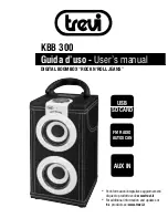 Trevi KBB 300 User Manual preview