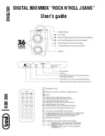 Preview for 6 page of Trevi KBB 300 User Manual