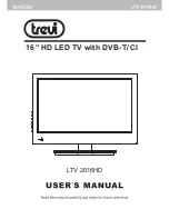 Trevi LTV 2016HD User Manual preview