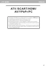 Preview for 57 page of Trevi LTV 3202HD Instruction Manual