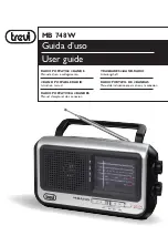 Trevi MB 748 W User Manual preview