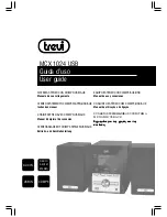 Trevi MCX 1024 USB User Manual preview