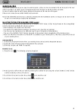 Preview for 25 page of Trevi MDV 6380 DAB Instruction Manual