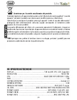 Preview for 28 page of Trevi MiniTab 3G Q User Manual