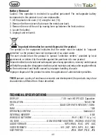 Preview for 40 page of Trevi MiniTab 3G Q User Manual