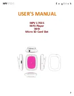 Preview for 7 page of Trevi MPV 1703 S User Manual