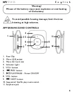 Preview for 9 page of Trevi MPV 1704 SR Manual