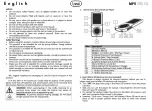 Preview for 16 page of Trevi Mpv 1745 SD Instructions Manual