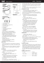 Preview for 5 page of Trevi MRA 784USB User Manual