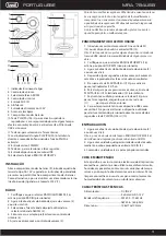 Предварительный просмотр 7 страницы Trevi MRA 784USB User Manual