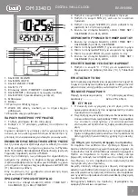 Предварительный просмотр 7 страницы Trevi OM 3340 D Quick Manual