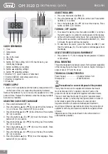 Предварительный просмотр 2 страницы Trevi OM 3520 D Manual