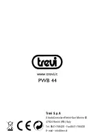 Preview for 12 page of Trevi PWB 44 Manual