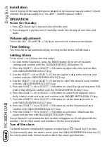 Preview for 12 page of Trevi RC 80D4 DAB User Manual