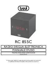 Preview for 1 page of Trevi RC 855C Manual