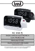 Preview for 1 page of Trevi RC 858 PJ User Manual