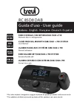 Trevi RC 85D8 DAB User Manual preview