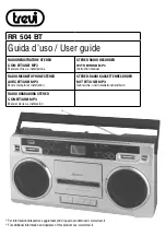 Trevi RR 504 BT User Manual preview