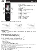 Preview for 5 page of Trevi SB 8315 TV User Manual