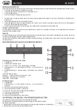 Предварительный просмотр 13 страницы Trevi SB 8320TV User Manual