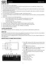 Предварительный просмотр 6 страницы Trevi SB 8340 SW User Manual