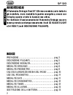 Preview for 2 page of Trevi SF 120 User Manual