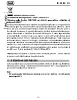 Preview for 22 page of Trevi sicuro 10 User Manual