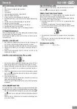 Preview for 5 page of Trevi SLD 3880 Instruction Manual