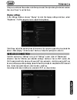 Preview for 25 page of Trevi Tab 8 C4 User Manual