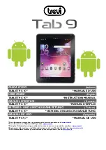 Trevi Tab 9 Instruction Manual предпросмотр