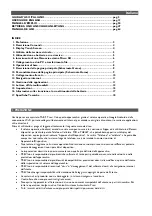 Preview for 2 page of Trevi Tab 9 Instruction Manual