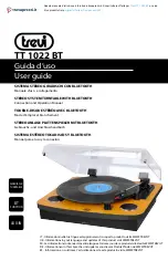 Trevi TT 1022 BT User Manual preview